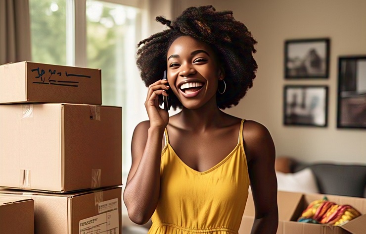 Professional moving helpers