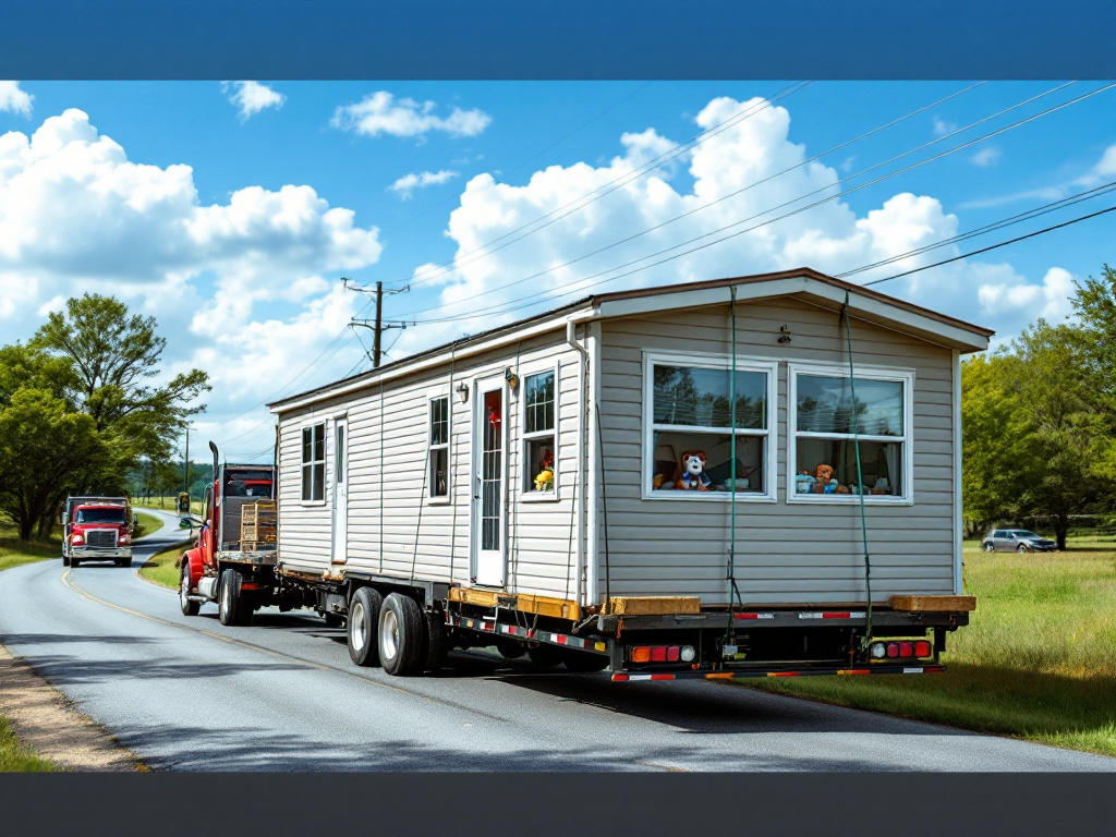 Mobile home transport service